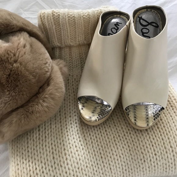 Sam Edelman Shoes - Sam Edelman platform mules SZ 6